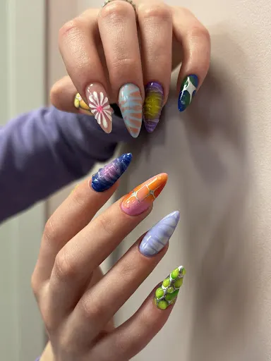 Fioletowyorangutan Stylizacja Paznokci